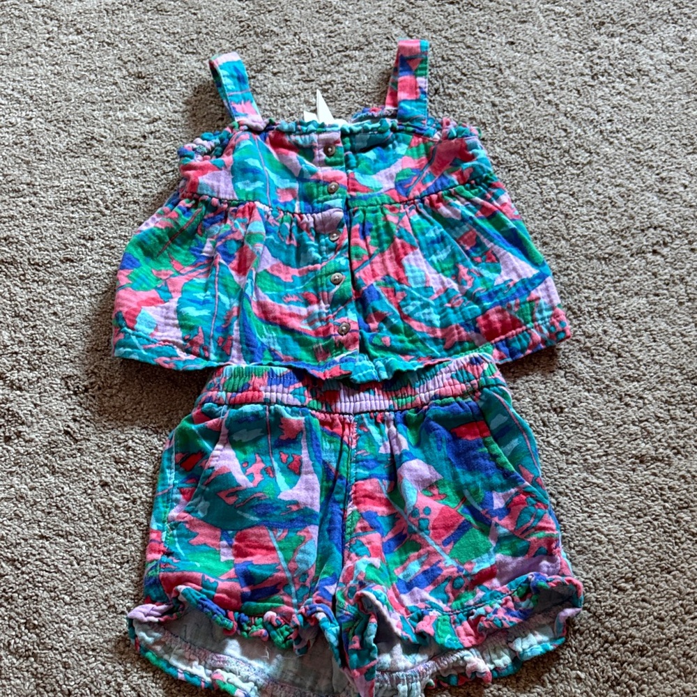 Cat & Jack Colorful Kids Shorts Set